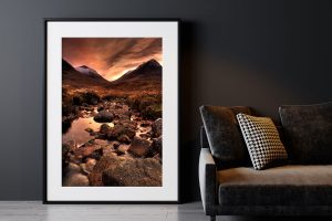 art print of Glen Coe in Scotland