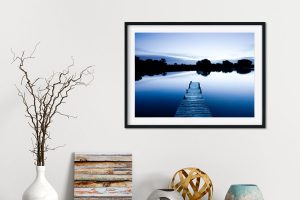 blue lake fine art print
