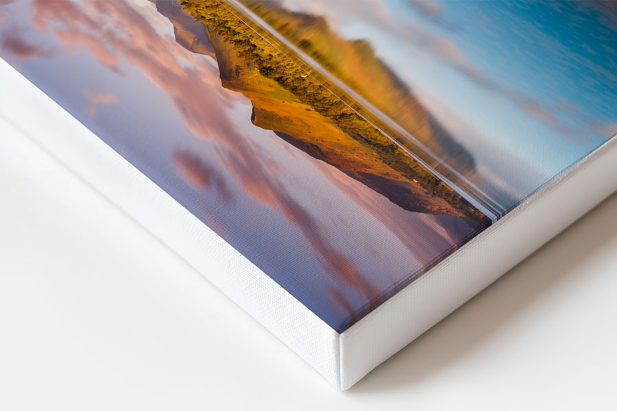 Landscape print on canvas